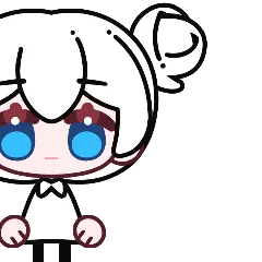 头发 马尾 >> B 1